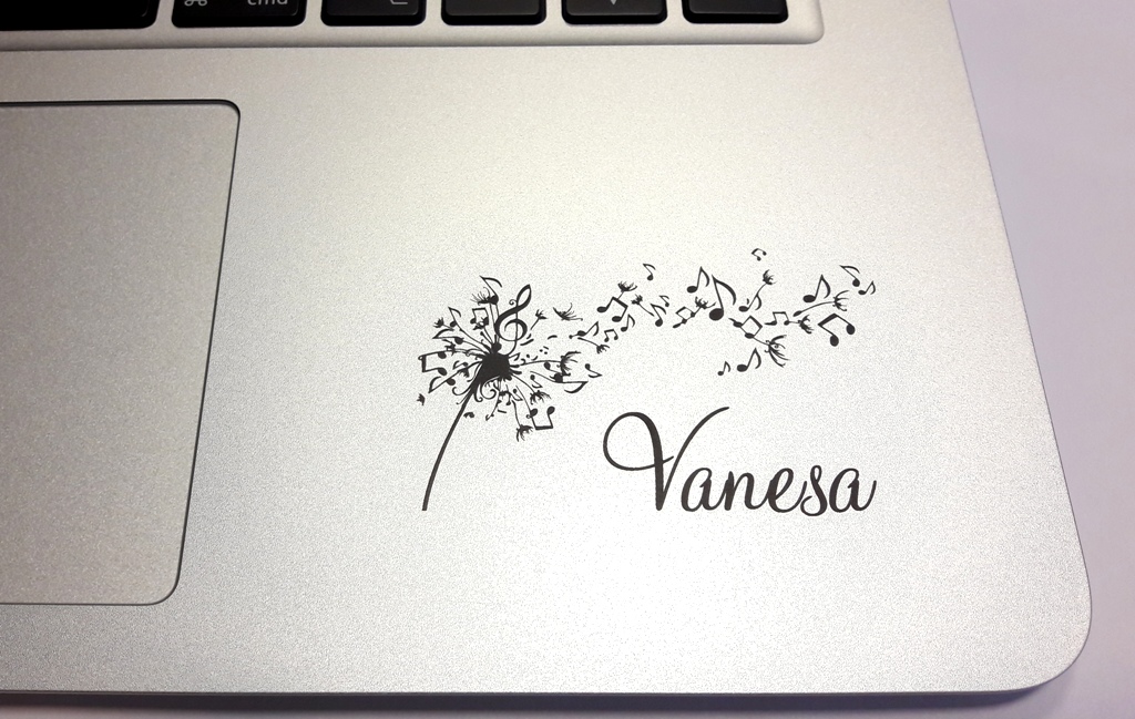 Laser engraving on items example 1