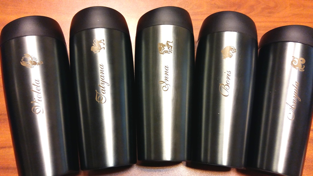 Laser engraving on items example 11