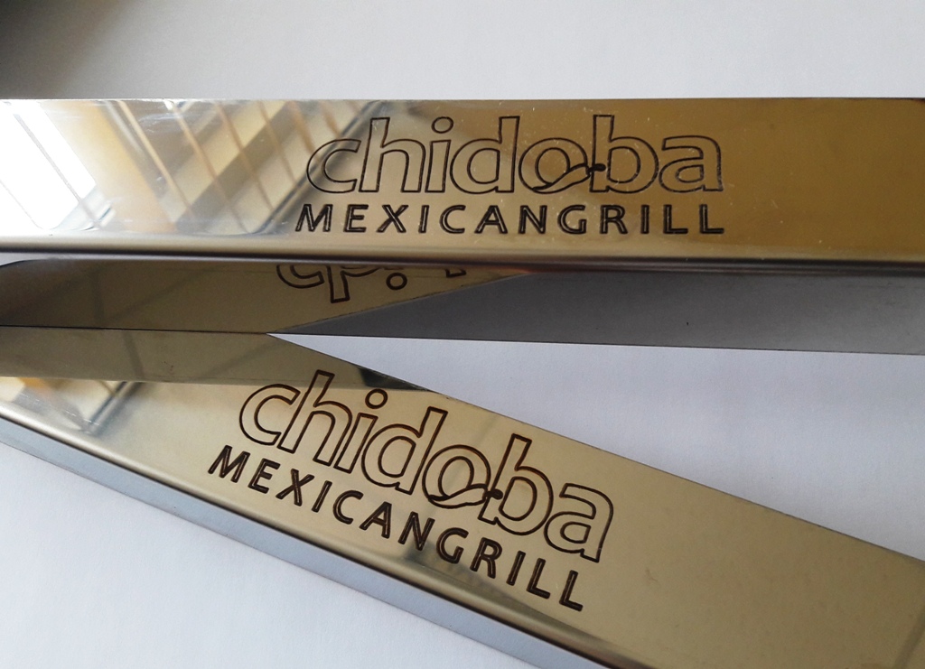 Laser engraving on items example 6